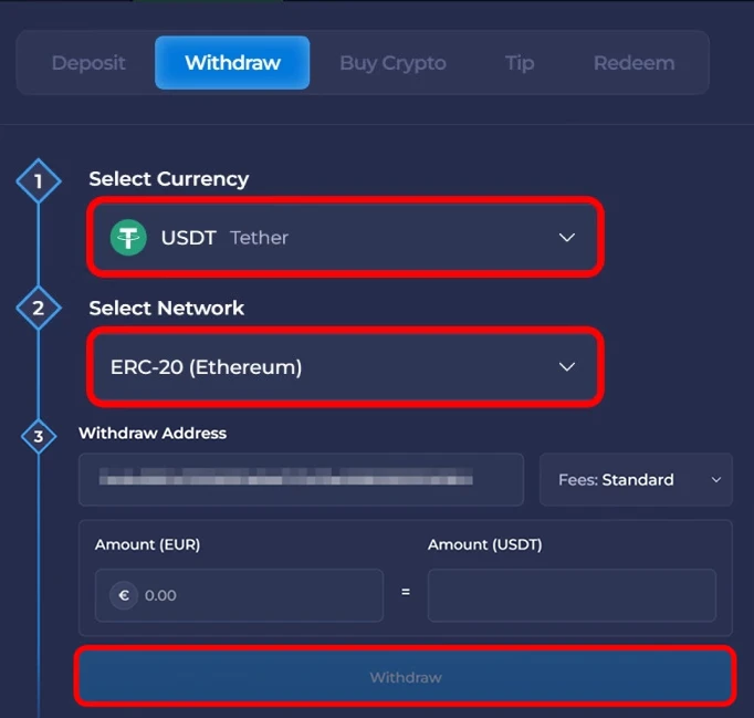 Rainbet casino withdrawal process