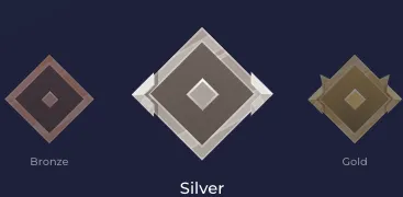 Bronze, Silver and Gold Rainbet VIP ranks